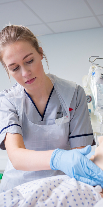 Nicole Clarke photographed for the Nursing Extra Campaign