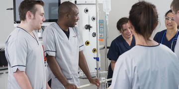 student nurses in uniform